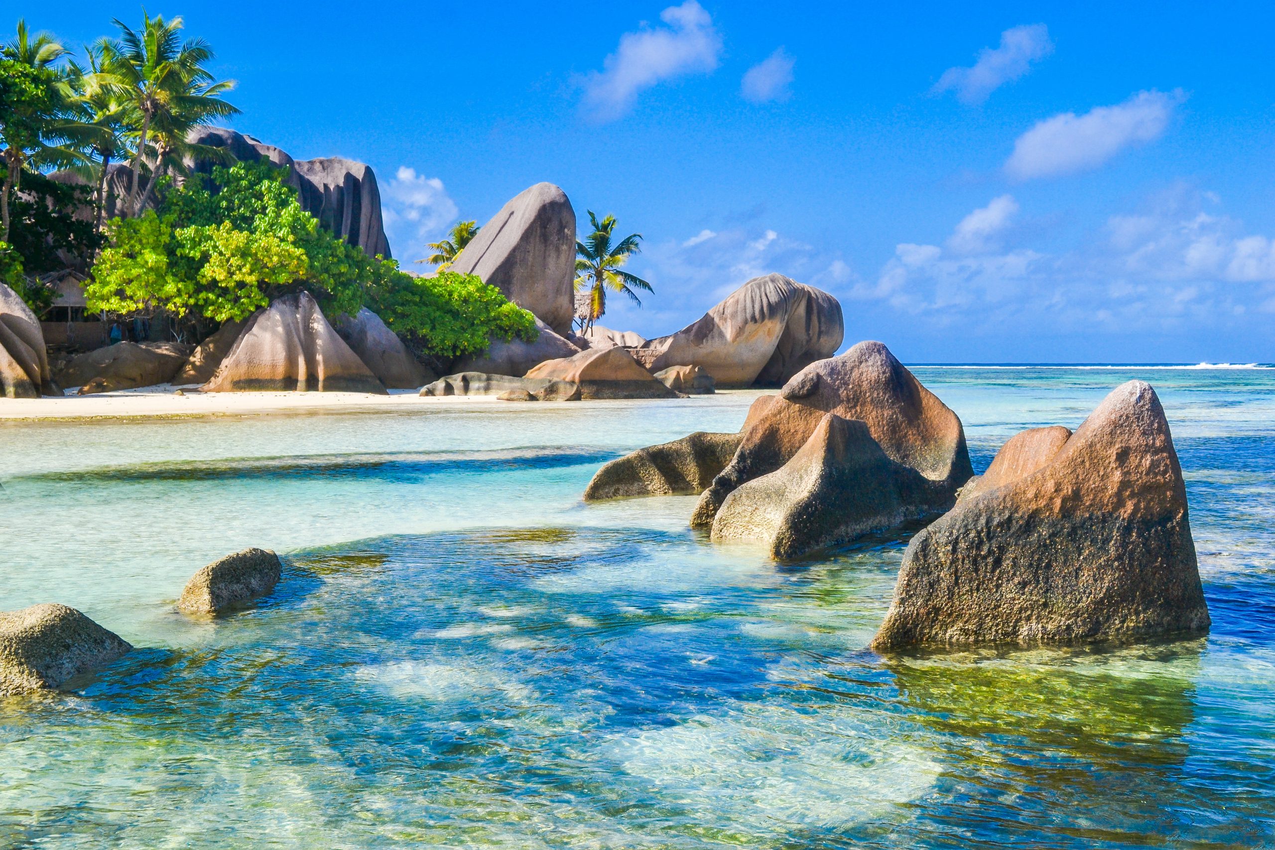 Strand auf den Seychellen