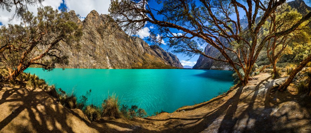 Llanganuco lake, Peru