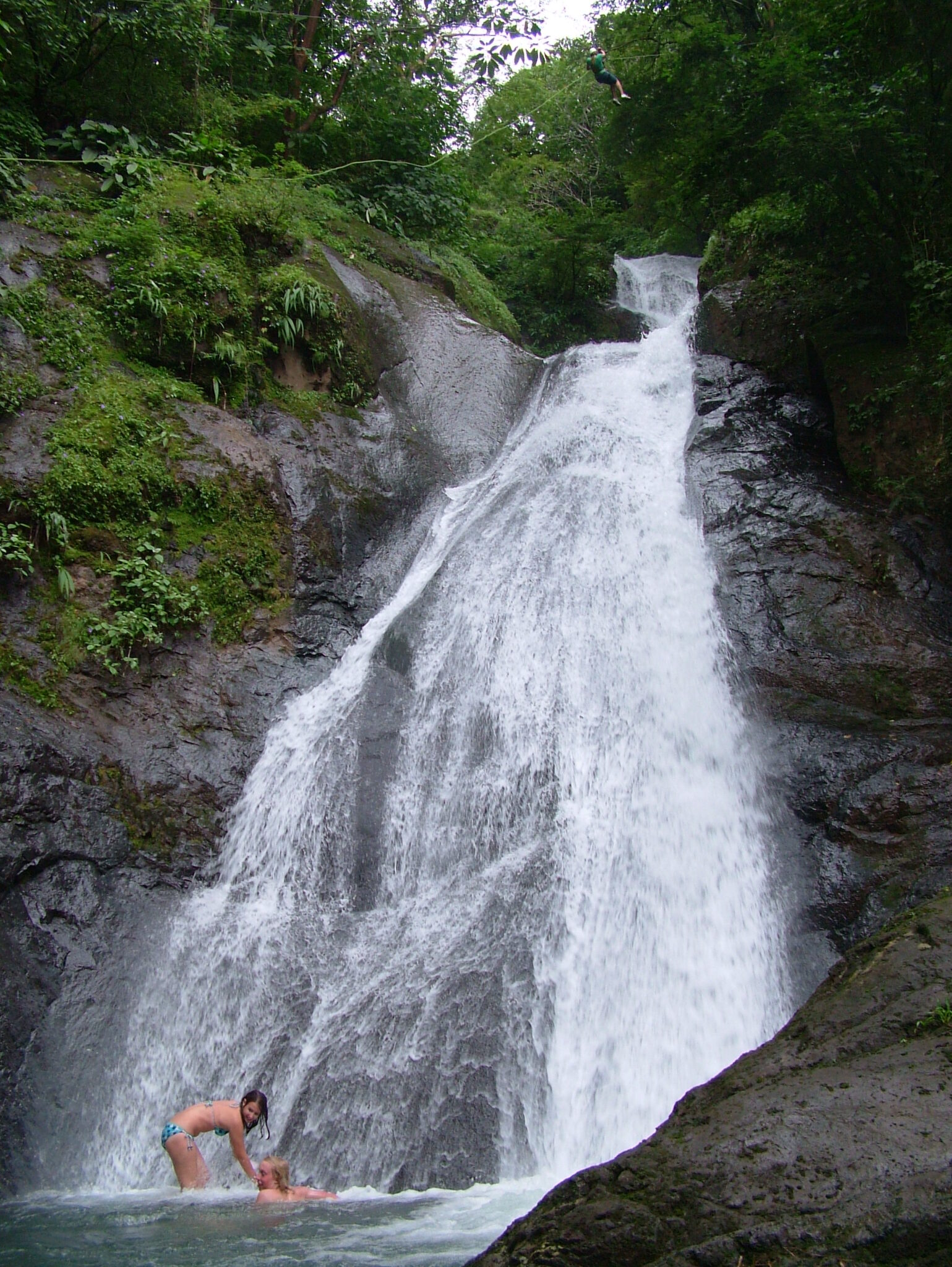 Wasserfall-Canopy